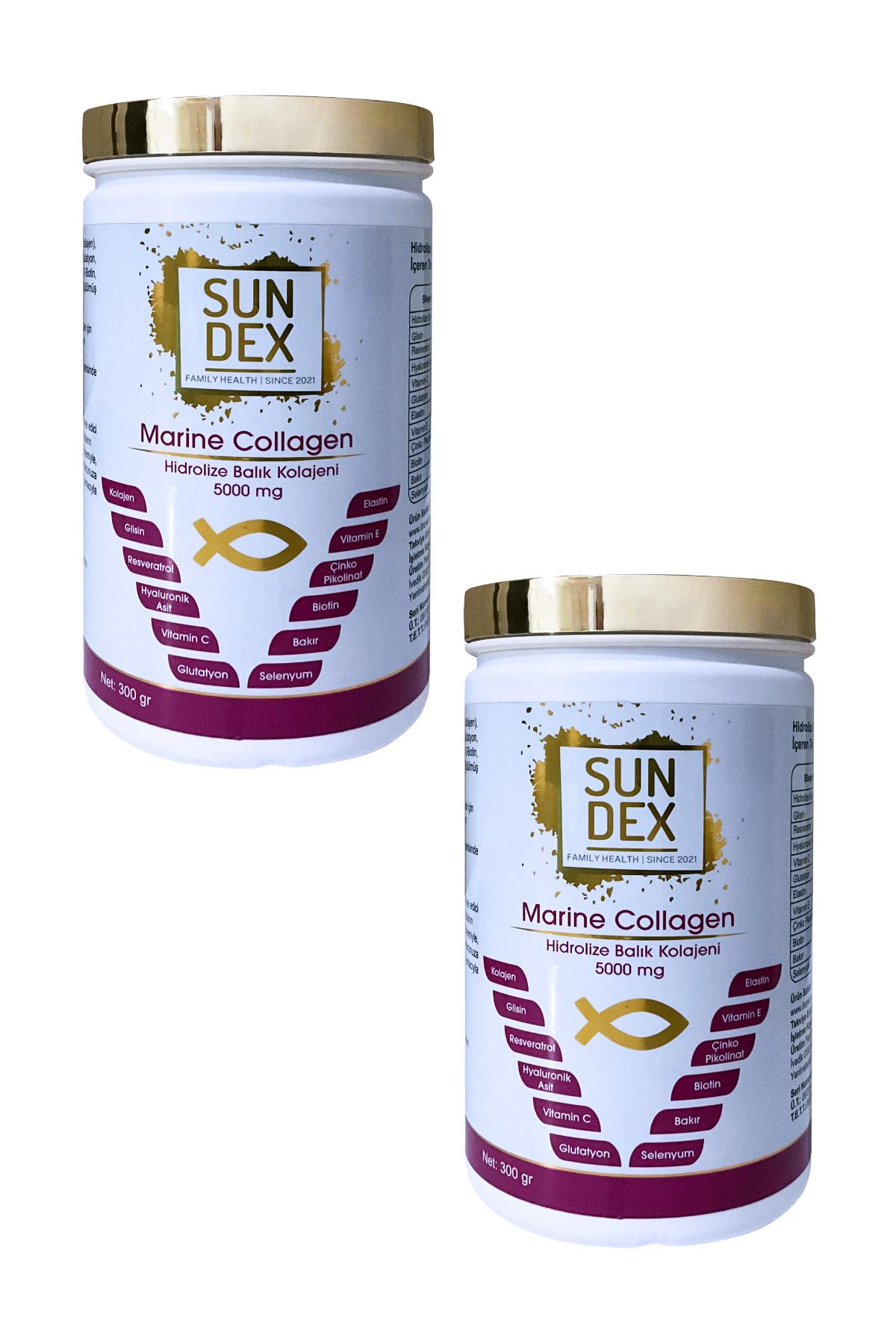 SUNDEX%202’li%20Paket%20Marine%20Collagen%20Hidrolize%20Balık%20Kolajeni,%20Glisin,%20Elastin,%20Resveratrol,%20Hyaluronik%20Asit,%20Vitamin%20ve%20Mineraller%20300%20gr%20