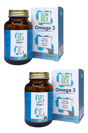 Sundex 2’li Paket Omega 3 1200 mg