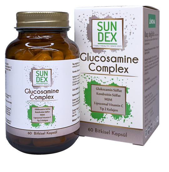 Sundex Glucosamine Complex 60 Bitkisel Kapsül