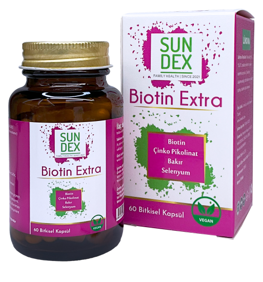 Sundex Biotin Extra 60 Bitkisel Kapsül