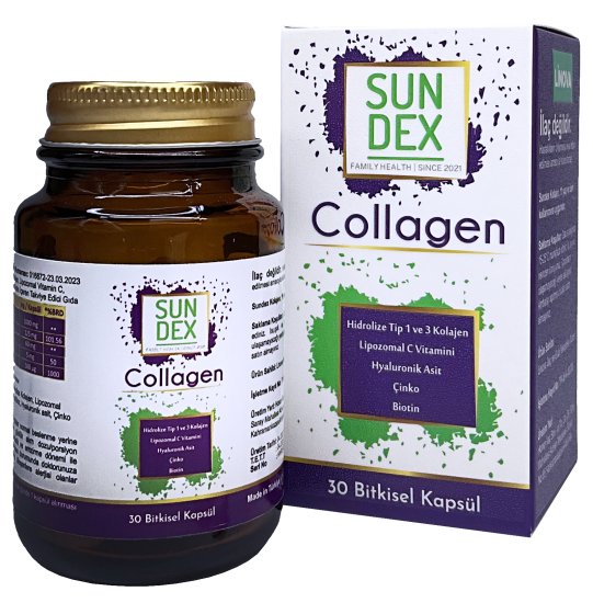 Sundex Collagen 30 Bitkisel Kapsül